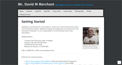 Desktop Screenshot of davidmmerchant.com